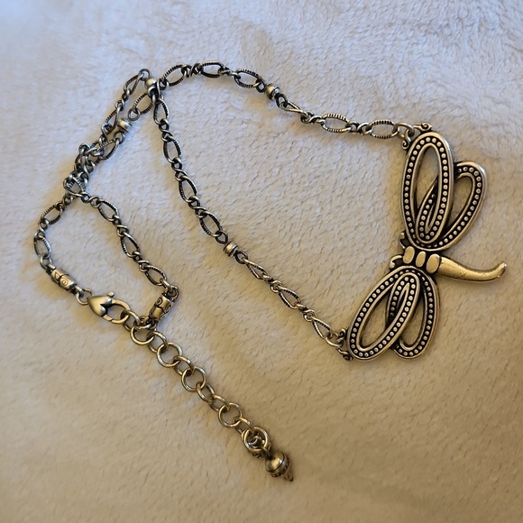 BRIGHTON Voler Collection Dragonfly Pendant Chain Necklace - Picture 2 of 7